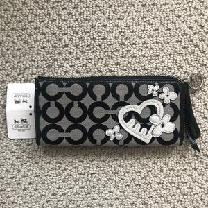 Coach Pop Art Slim Zip Wallet